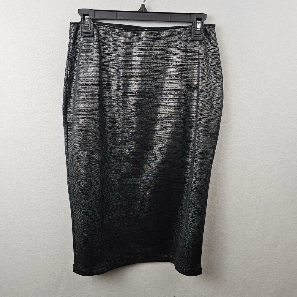 Apt 9 Skirt Woman's Size Medium Silver Gray Vintage Pencil